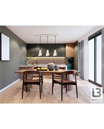 I3-BERA- LAMPARA 3L -CREMA